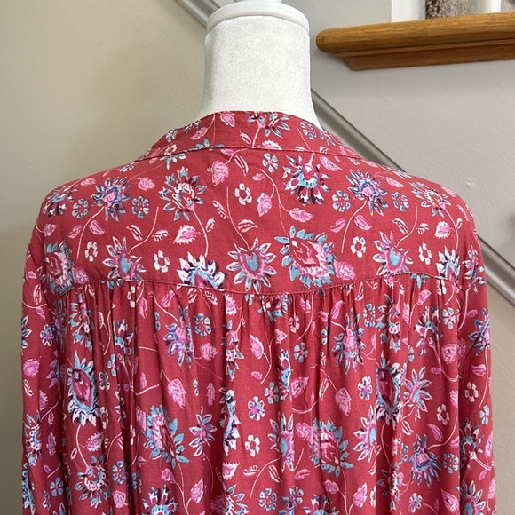 Natural Life Maxi Dress. Lovely colors and pattern. Rayon. NWOT. Size S - Picture 8 of 10